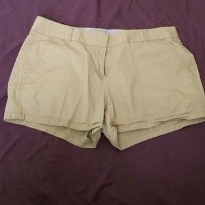 J Crew Chino Broken-in  khaki Shorts
